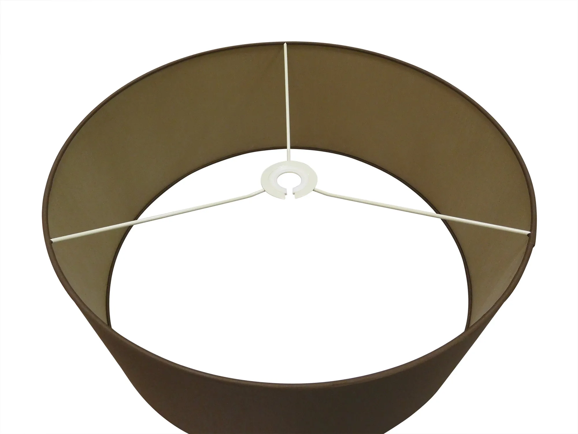 Baymont 60cm Flush 3 Light Raw Cocoa/Grecian Bronze, Frosted Diffuser DK0624  Deco Baymont WH RC